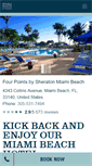 Mobile Screenshot of fourpointsmiamibeach.com